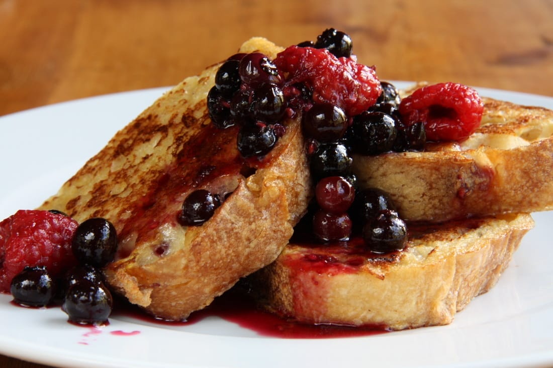 breakfast for dinner - french toast - french toast for dinner - break the rules - griddle