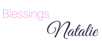 Blessings, Natalie Signature