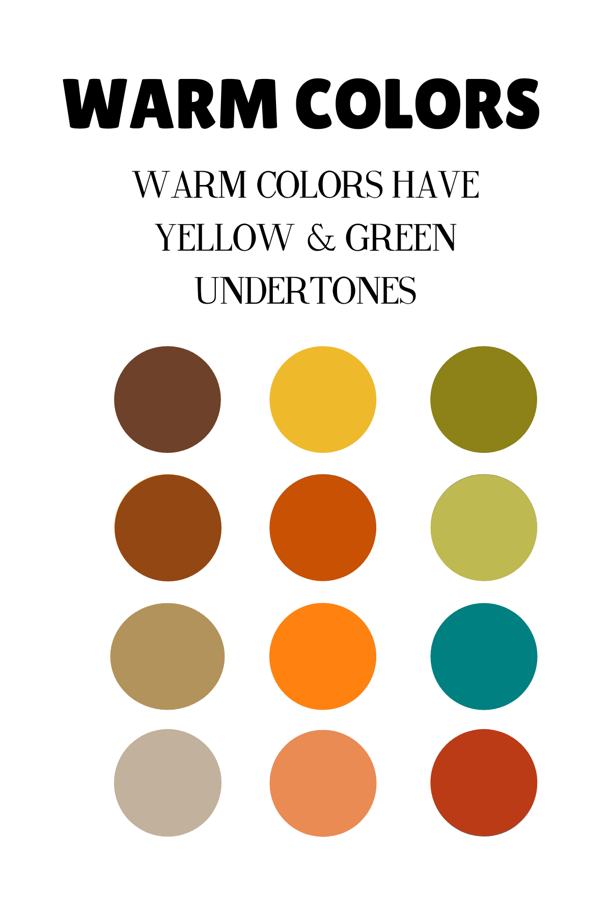 warm color palette