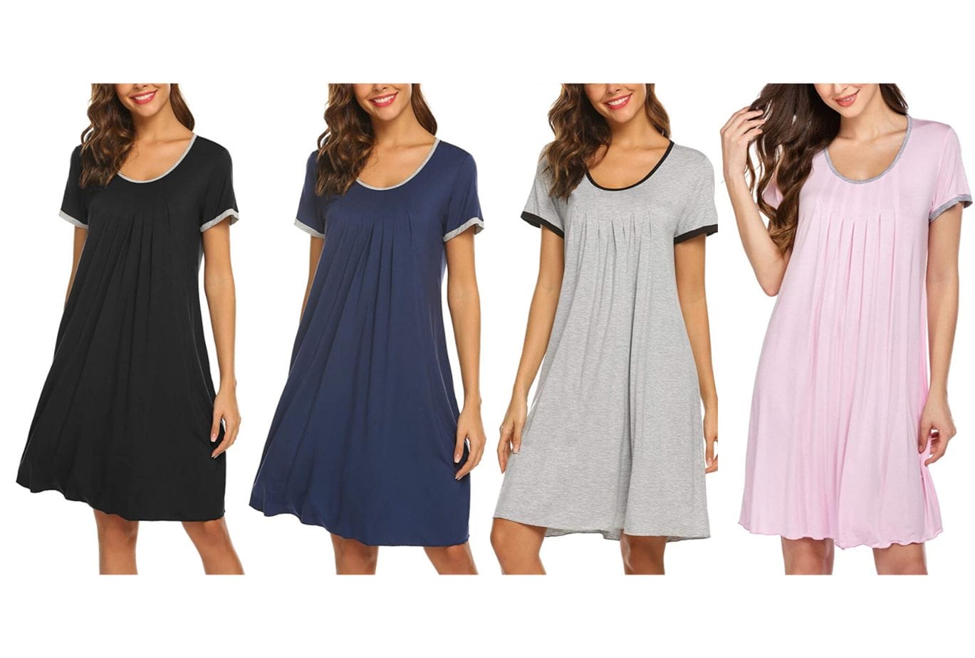 amazon loungewear nightgowns