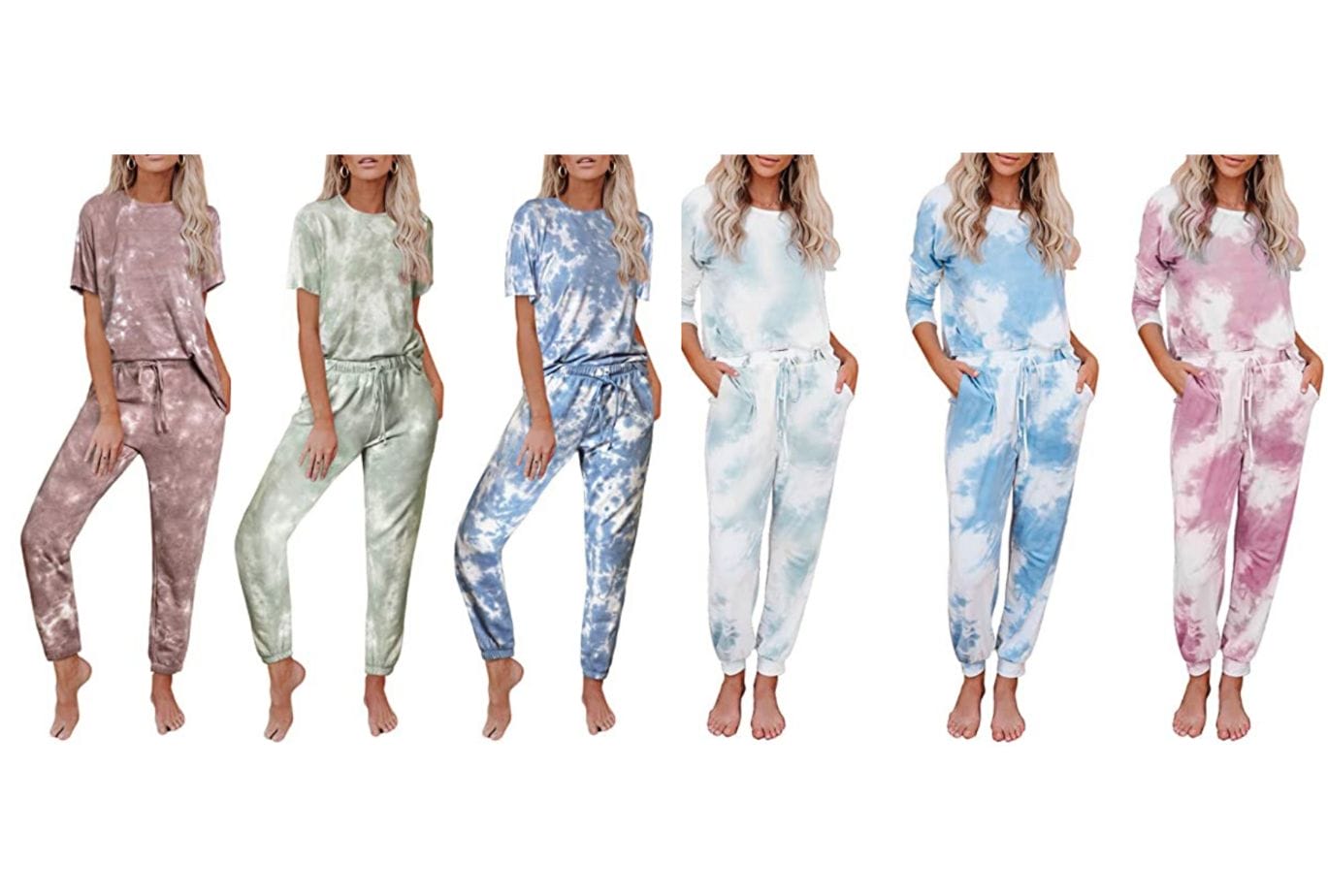 amazon tie dye loungewear set