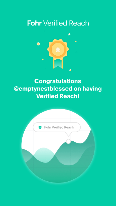 fohr verified reach badge for @emptynestblessed