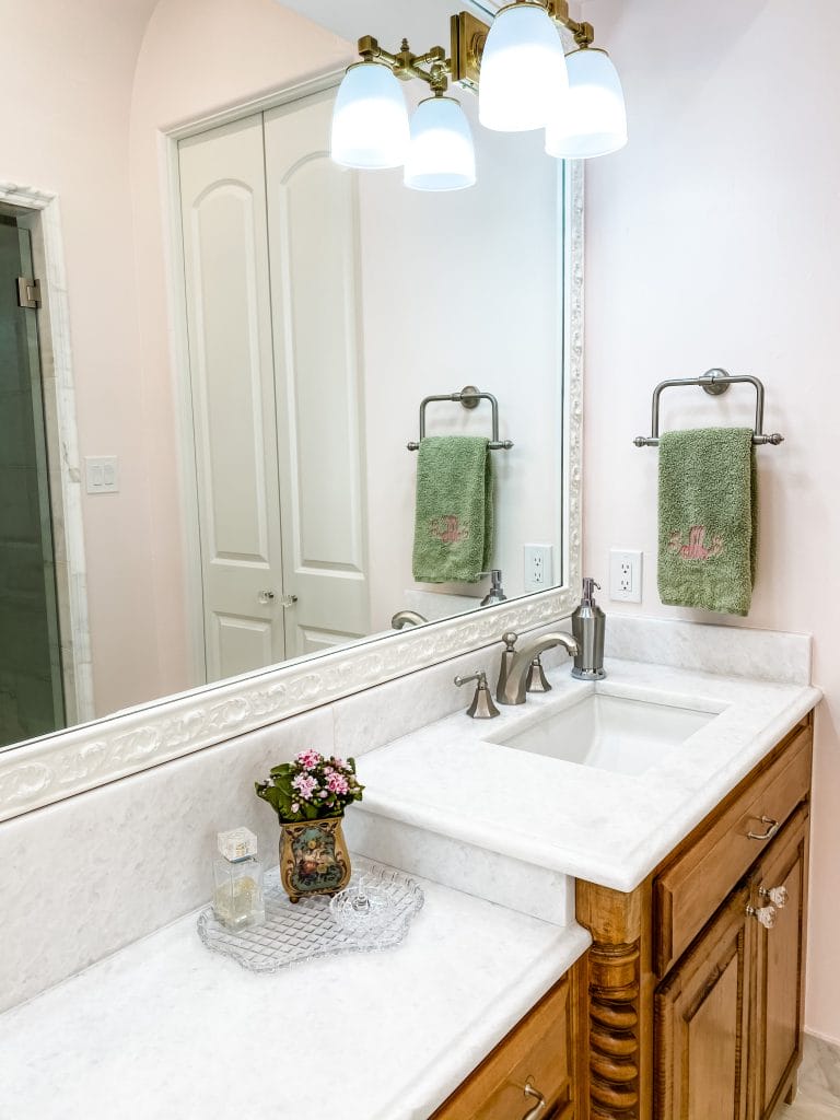 master bathroom remodel - updated sink