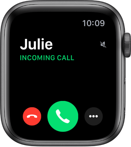 Apple watch incoming call