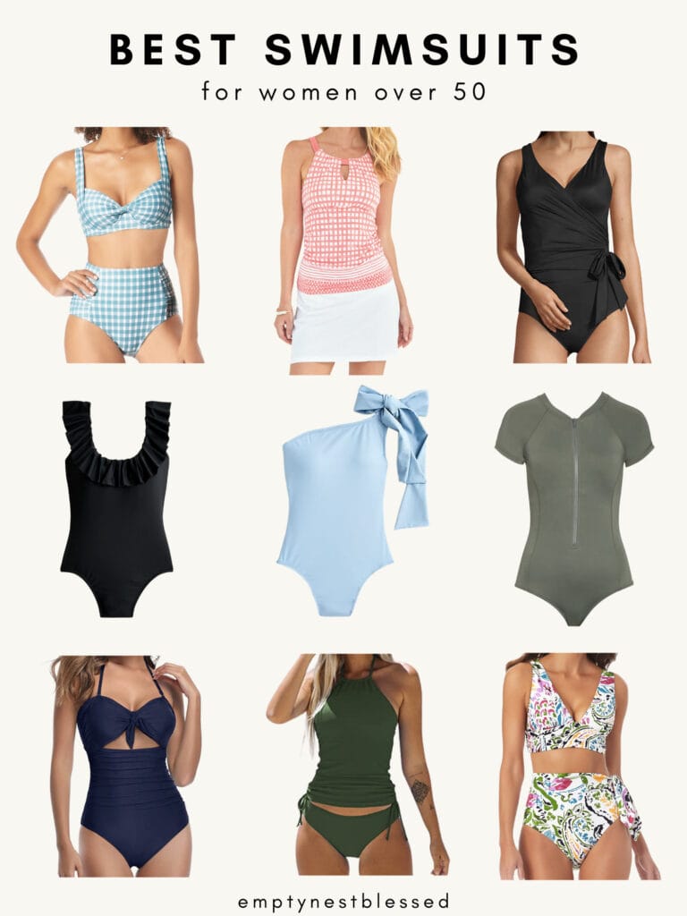 The Best Swimsuits for Women Over 50 | Tankinis, Cover-ups, and More!