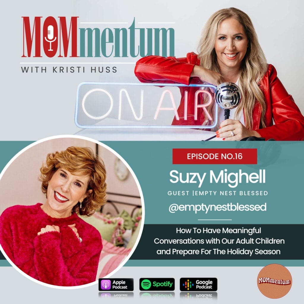 suzy mighell from empty nest blessed was a guest on the momentum podcast
