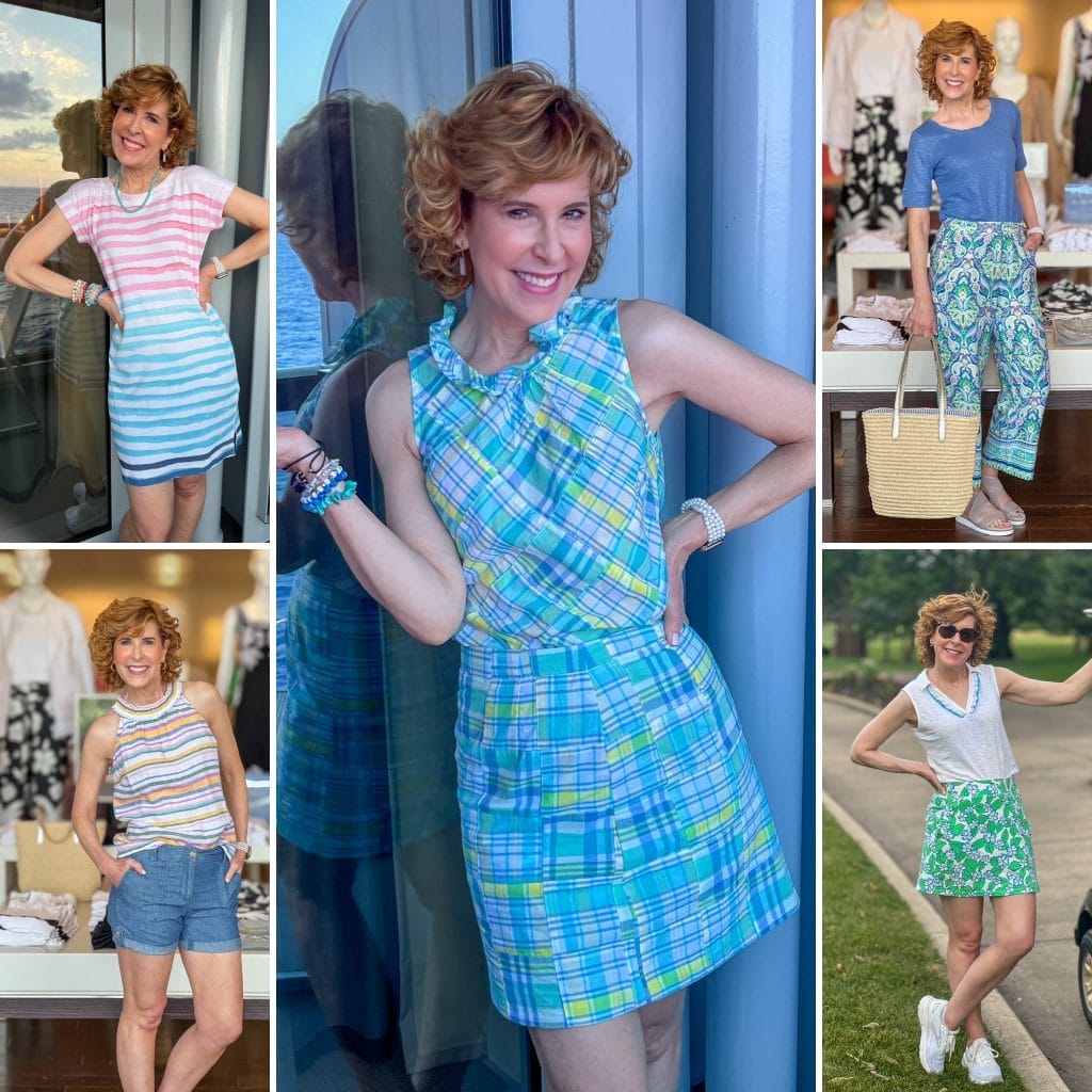 collage of favorite talbots looks
