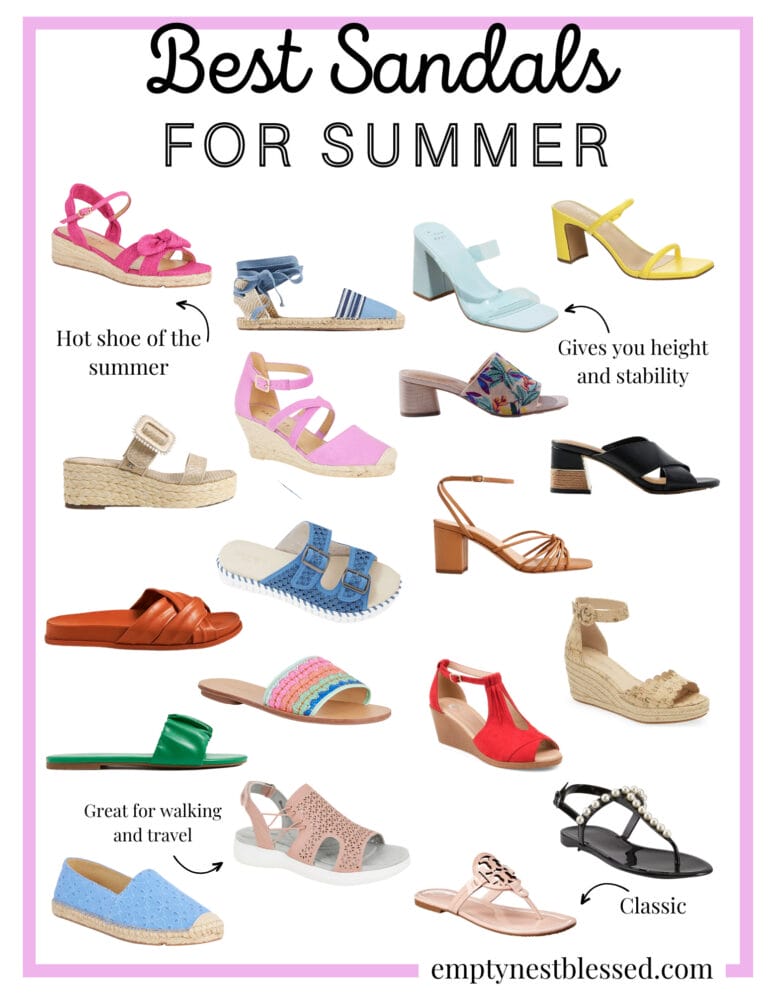 The Best Sandals for Women Over 50 | Cute, Cute, Cute!