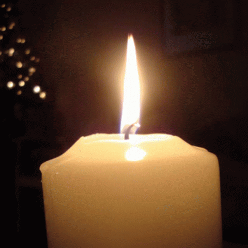 lighted candle graphic