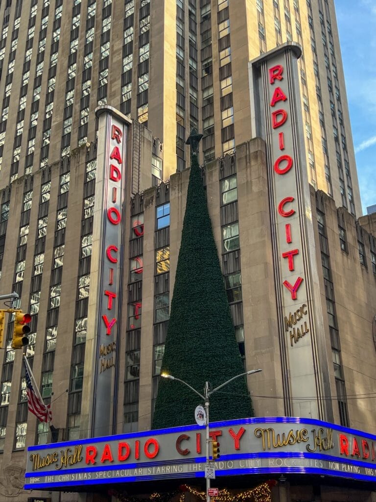 radio city music hall during the day nyc