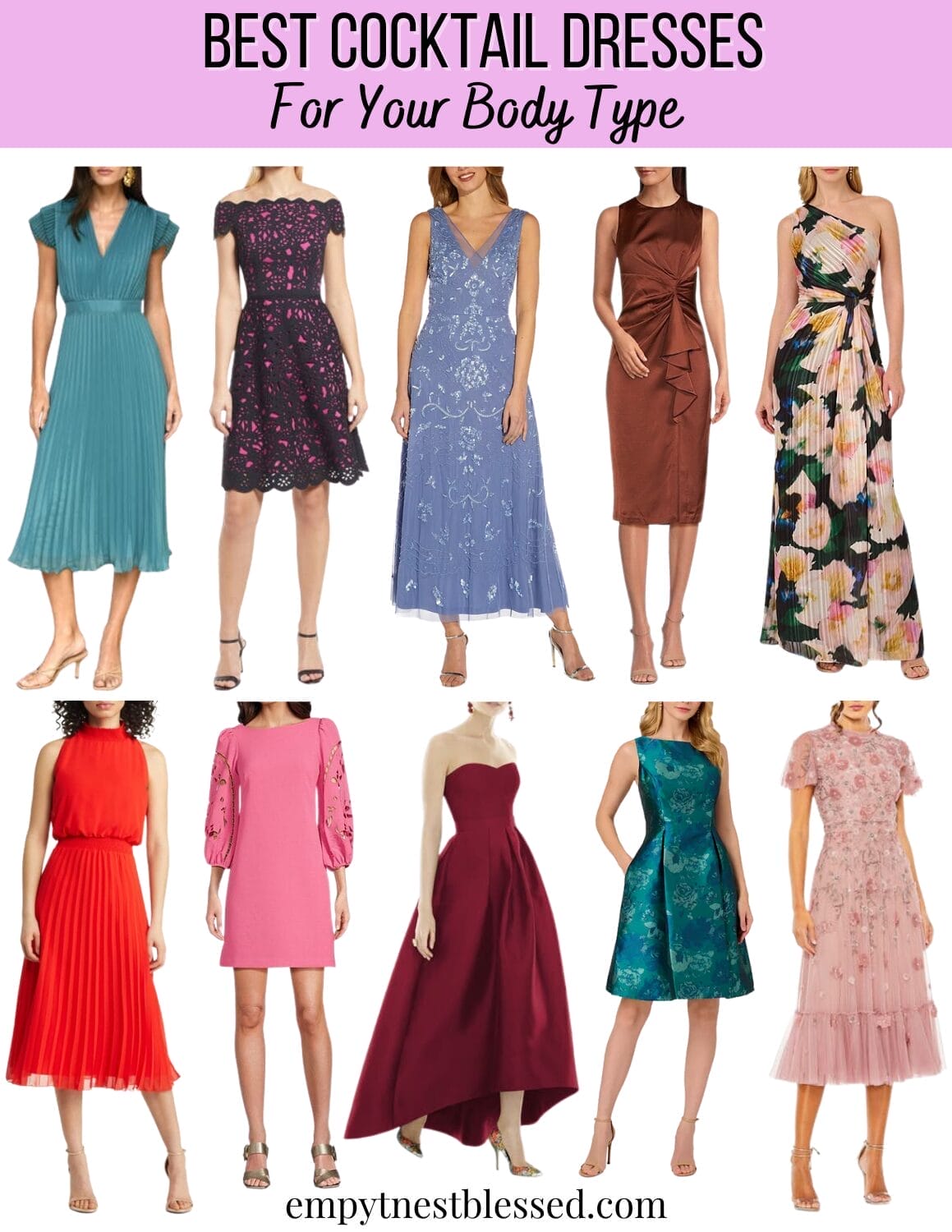 Cocktail Dresses For Women Over 50