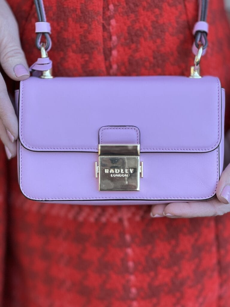 radley london lilac handbag