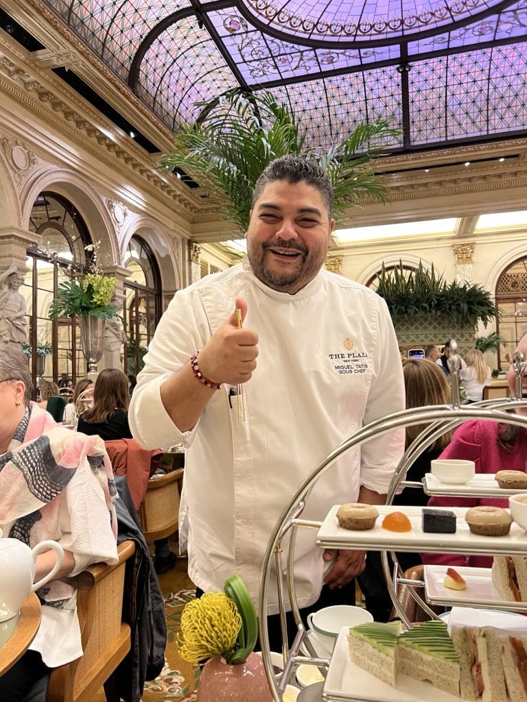 the chef at the plaza hotel in nyc